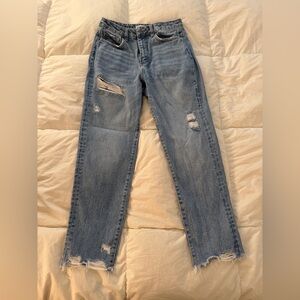 Distressed Blue Women's Jeans